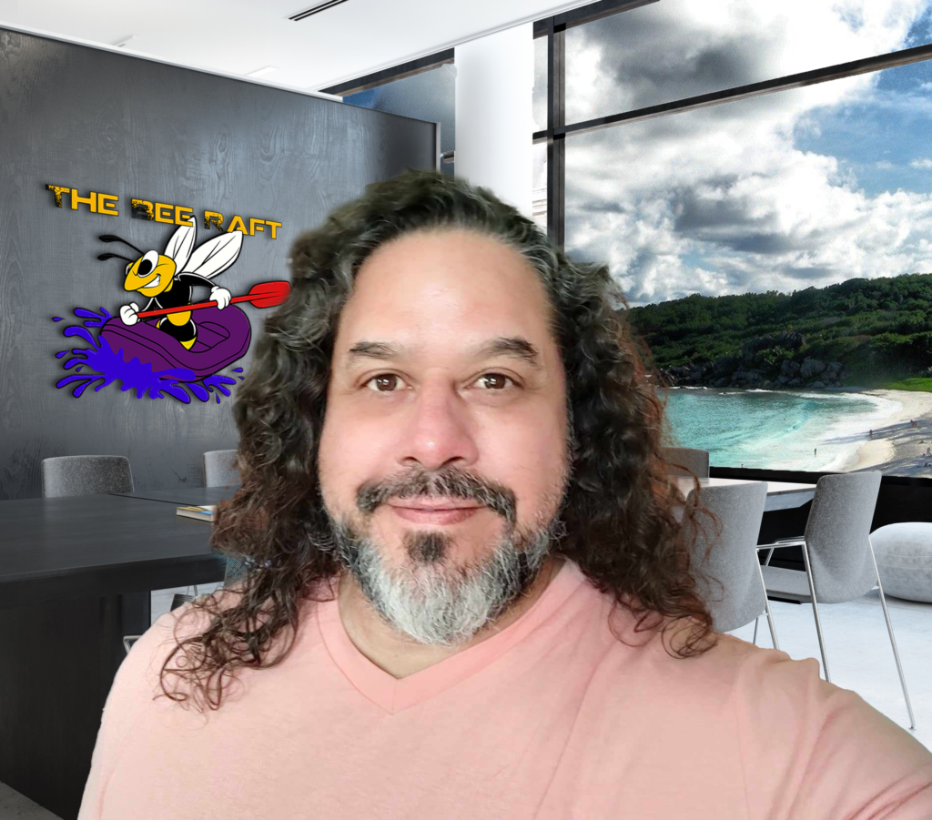 Steven Acedo, CEO and founder of The Bee Raft, creator of safe water platforms for bees